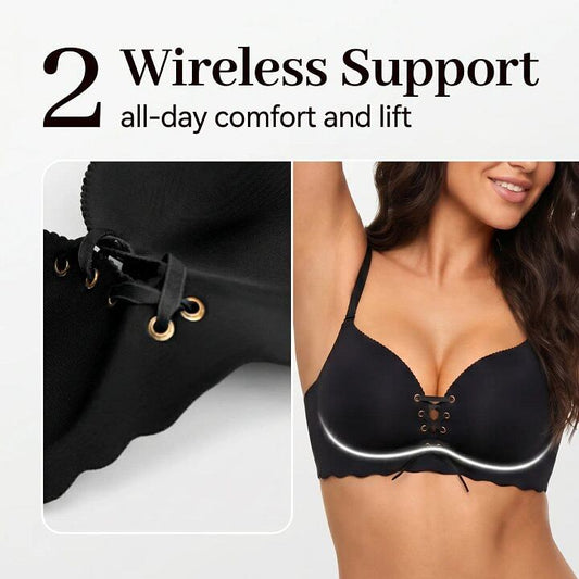 Adjustable Drawstring Push-Up Bra
