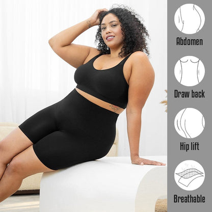 High-Waist Tummy Control Shapewear Shorts