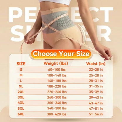 High-Waist Tummy Control Shaping Shorts